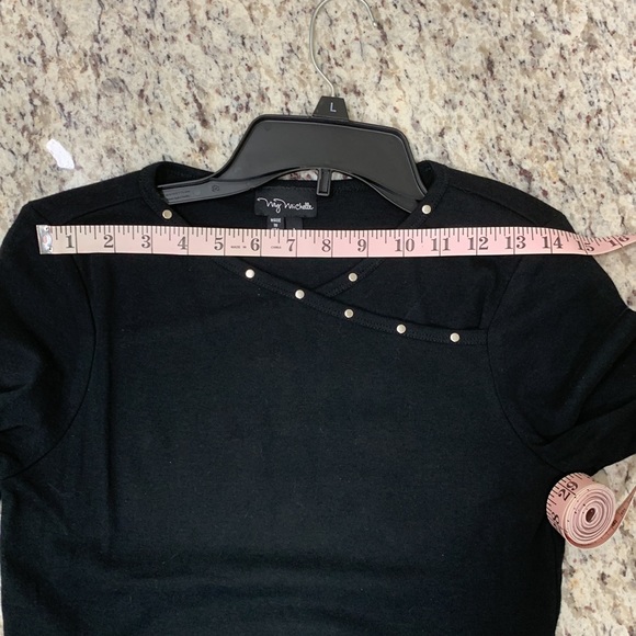My Michelle Black knit top - Picture 5 of 8